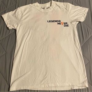 Vlone x Juice WRLD Butterfly Tee Legends Never Die 999 T-Shirt 'White'